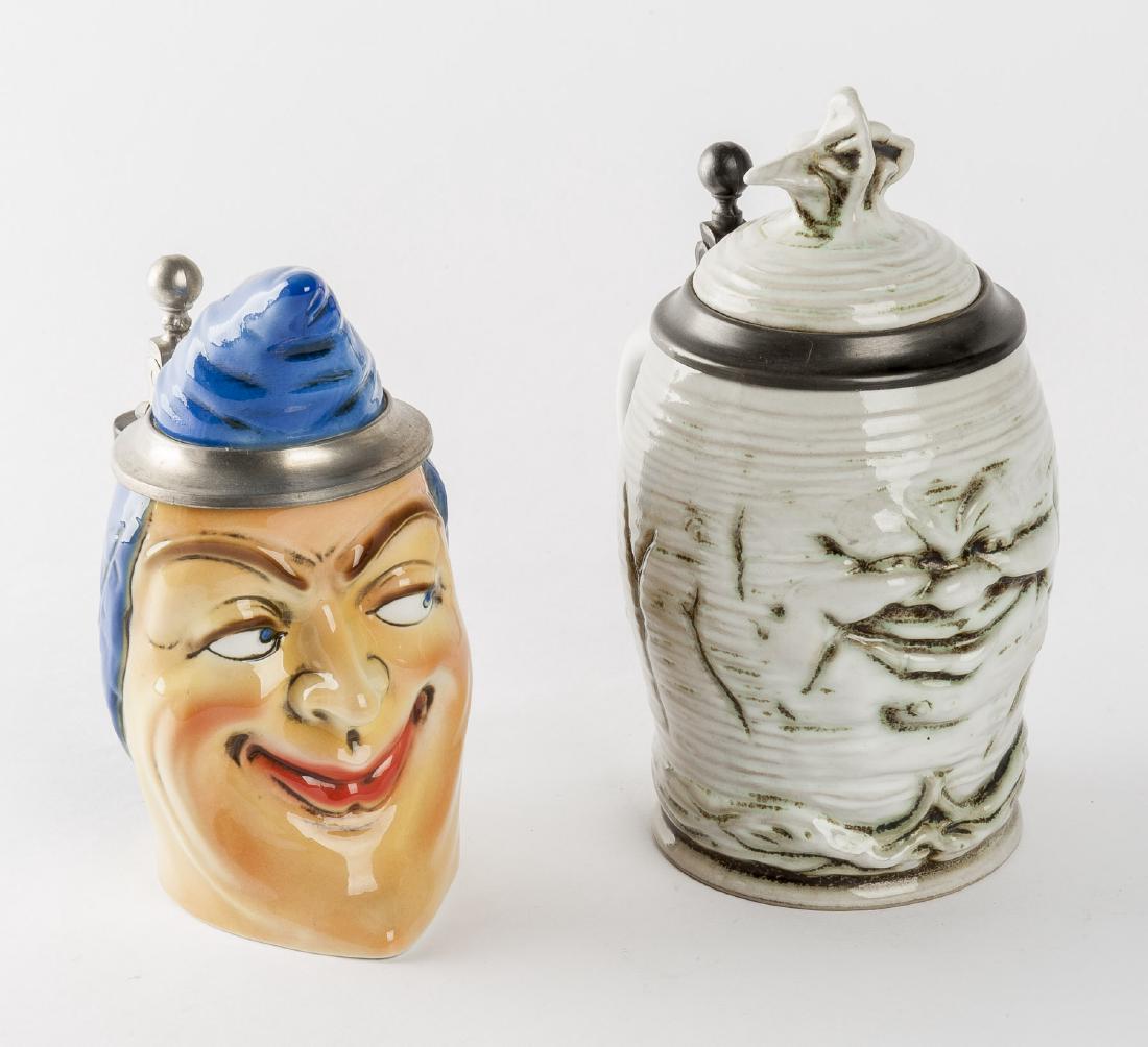 2 Character Steins Incl Radish & Moonface (1 of 2)