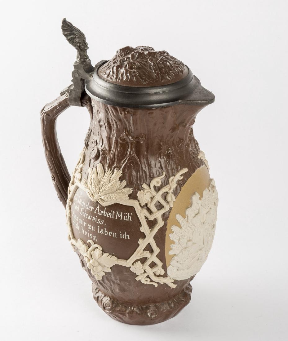 Tree Form Villeroy & Boch Mettlach Tankard (1 of 3)