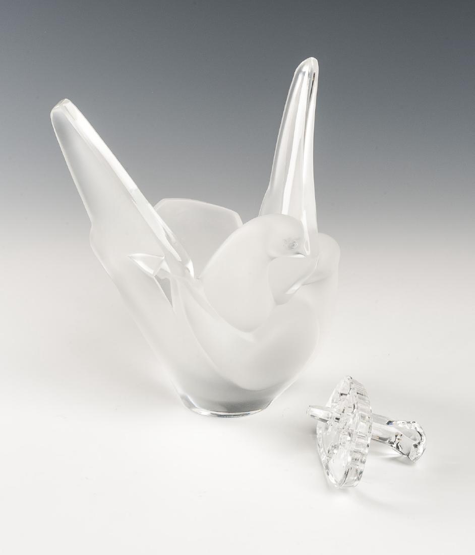Lalique "Sylvie" Doves Vase (1 of 5)