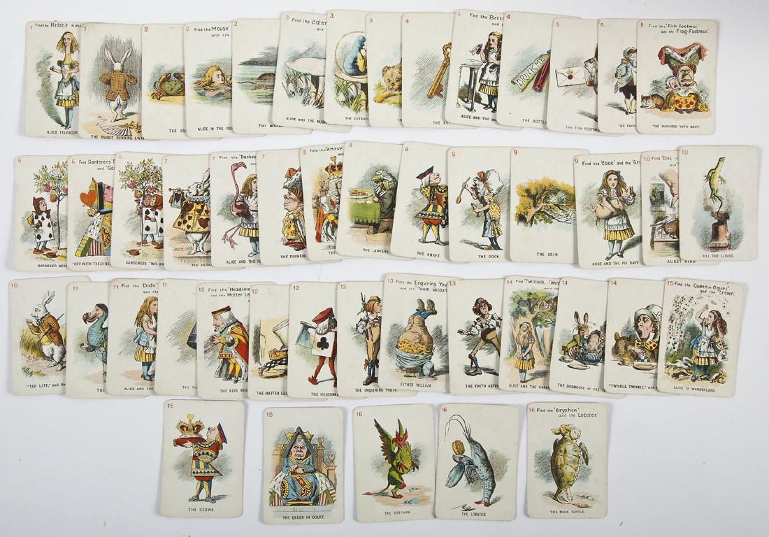 C 1899 Alice & Wonderland Playing Cards (1 of 1)