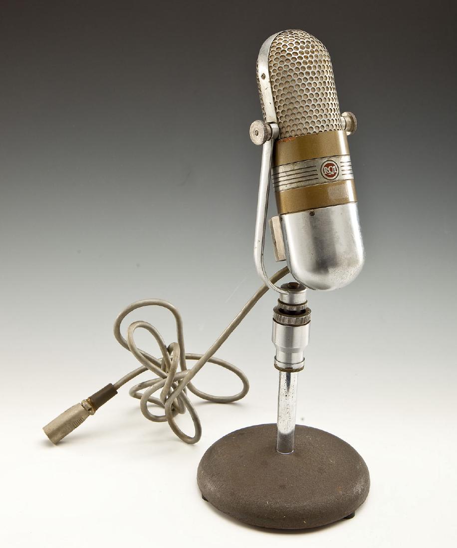 Vintage RCA 77 DX Microphone on Stand (1 of 7)