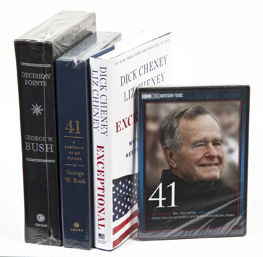 4 President George Bush & Cheney Signed Books (1 of 6)