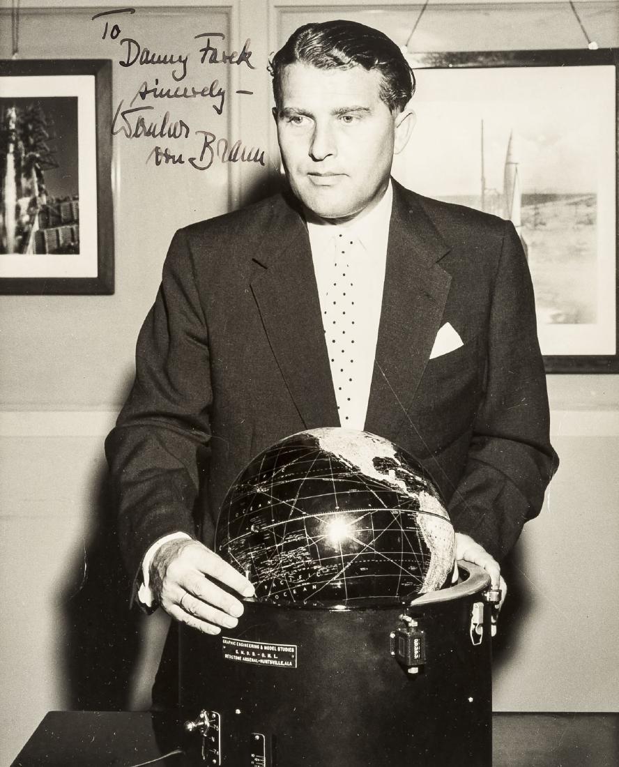 Wernher von Braun Autographed Picture (1 of 3)