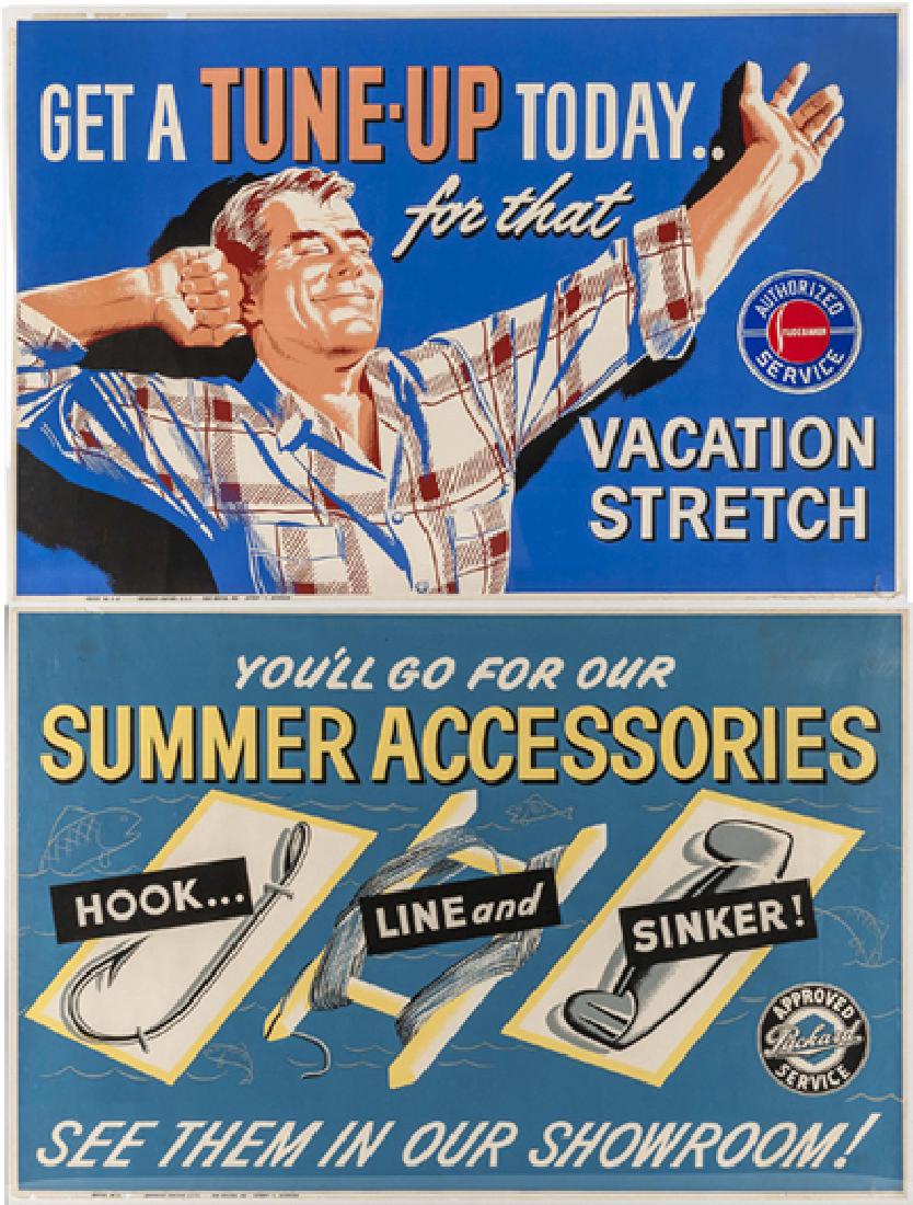 Studebaker & Packer Poster Ads C 1950 (1 of 5)