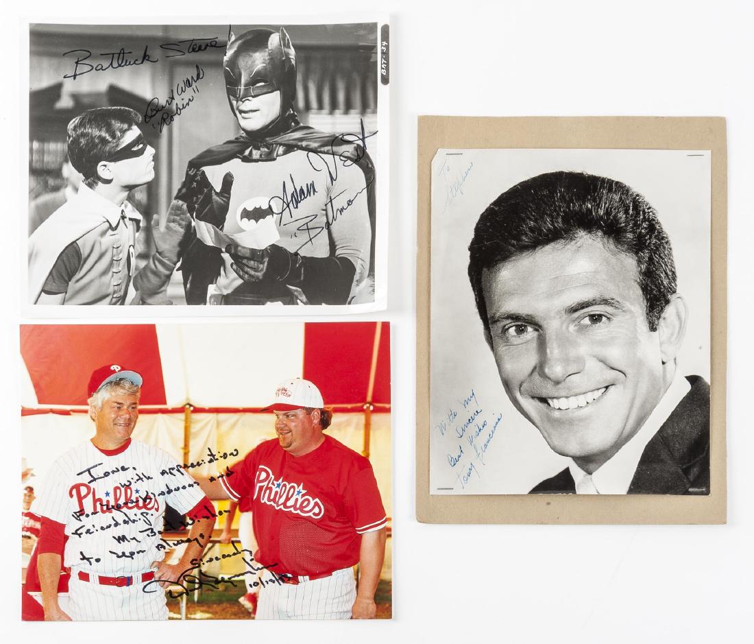 3 Signed Entertainment Photos incl Adam West (1 of 4)