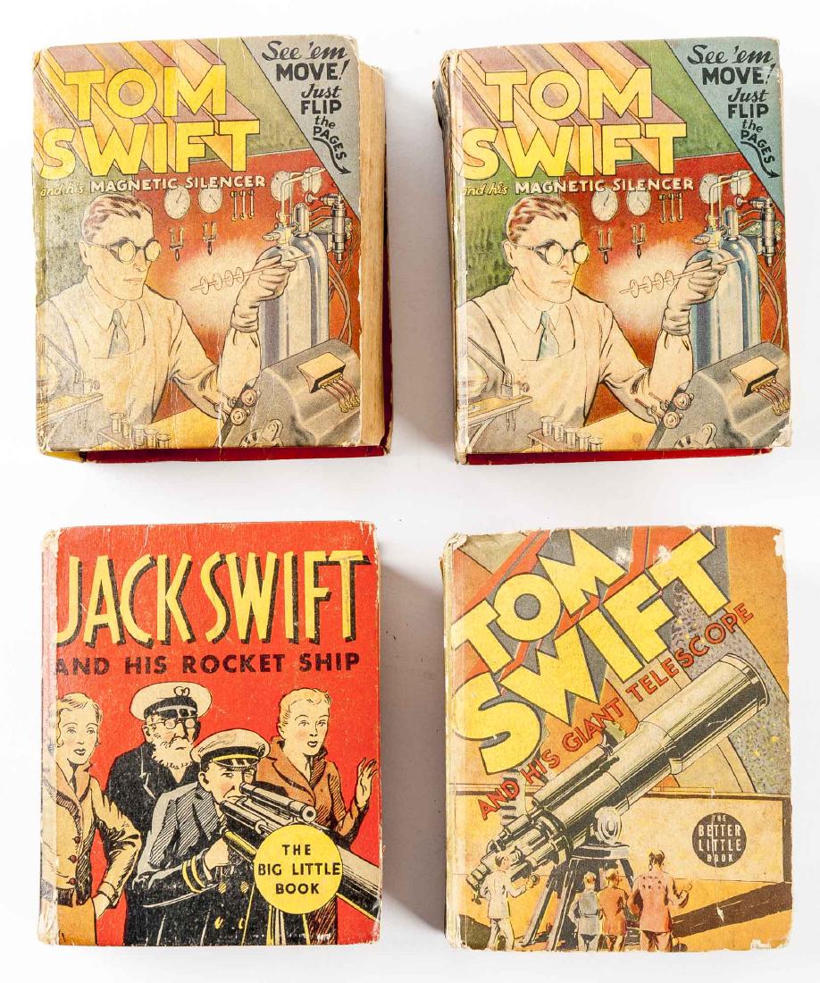 1 Jack Swift & 3 Tom Swift Big Little Books (1 of 4)
