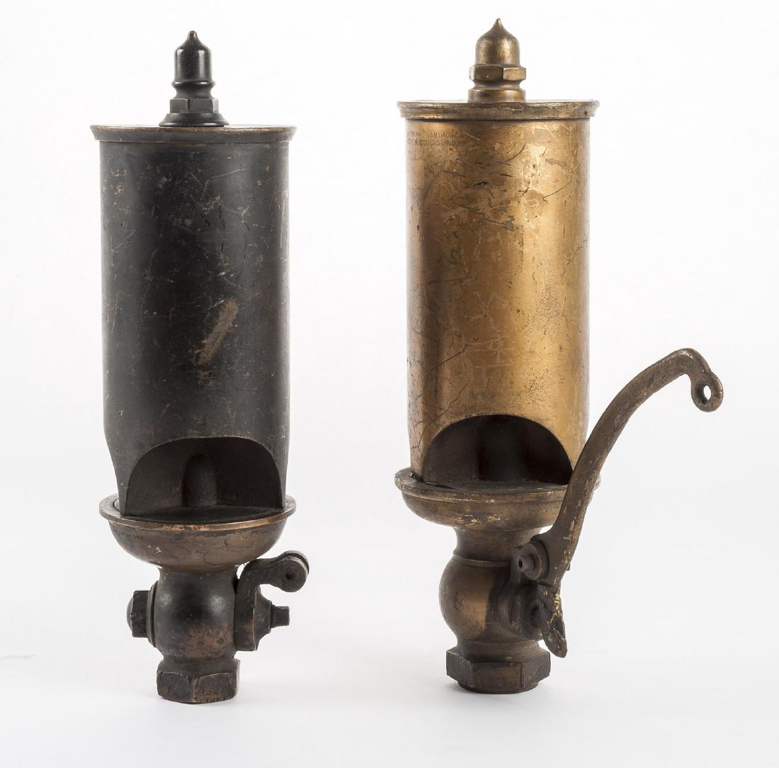 2 Brass Train Whistles, 19th C. (1 of 3)