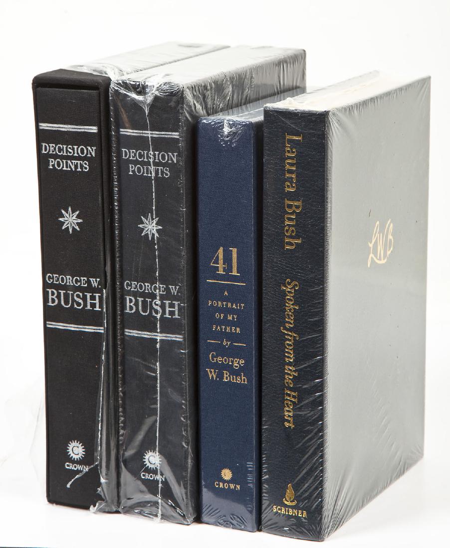 Laura & President Bush Signed Books Incl 41 (1 of 6)