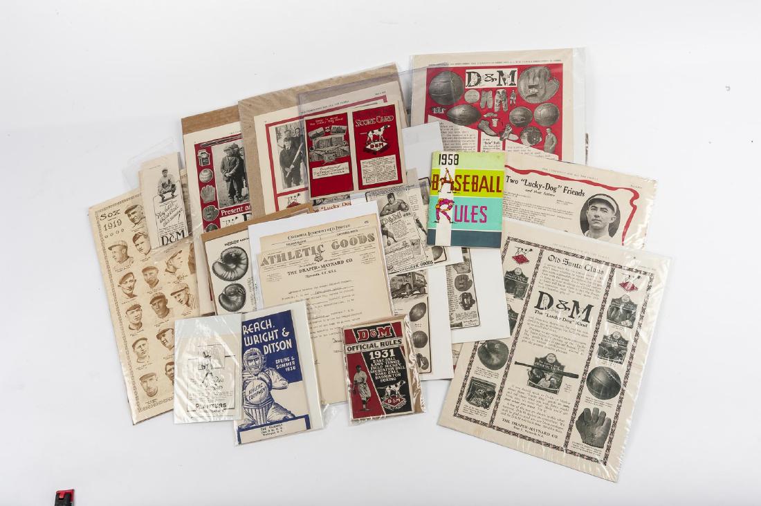 Vintage Baseball Advertisements incl D & M (1 of 6)