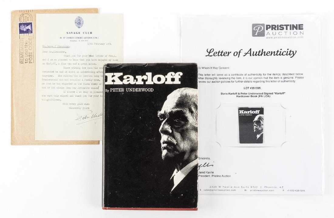 Boris Karloff Biography & Karloff Autograph (1 of 6)