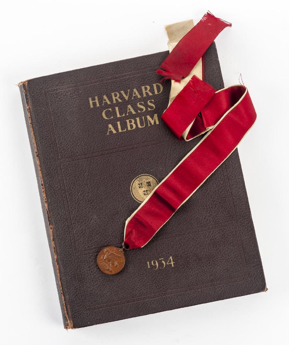 Harvard 1934 Class Album & Advocate Medal (1 of 10)