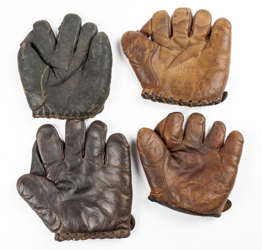 4 1910's & 1920's Web Gloves Incl D & M (1 of 8)