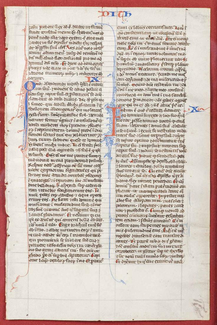 13th C French Illuminated Manuscript Biblia Latina (1 of 5)