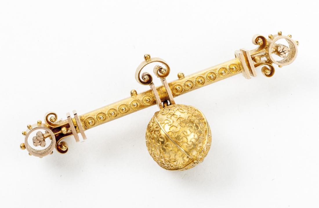 Victorian 14K Bar Pin (1 of 2)