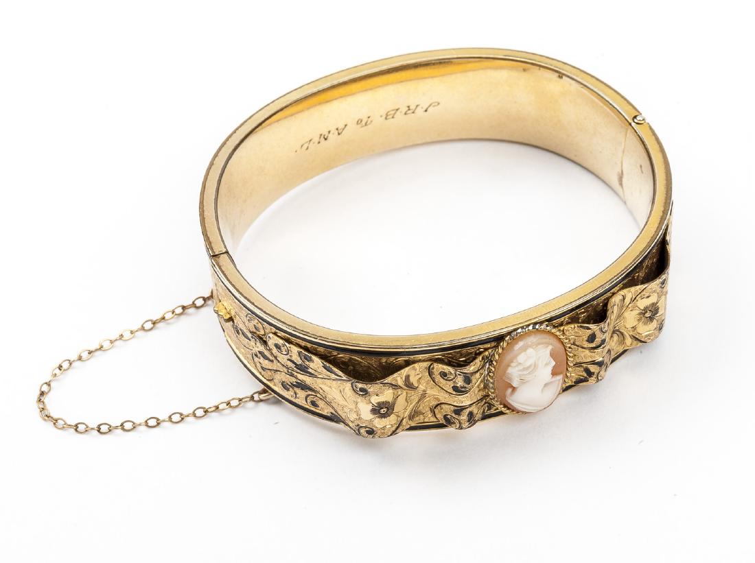 Cameo Bangle Bracelet (1 of 1)