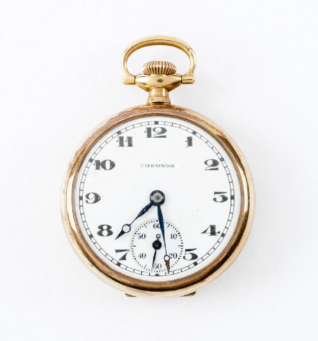 Chronos 14K Pendant Watch (1 of 3)