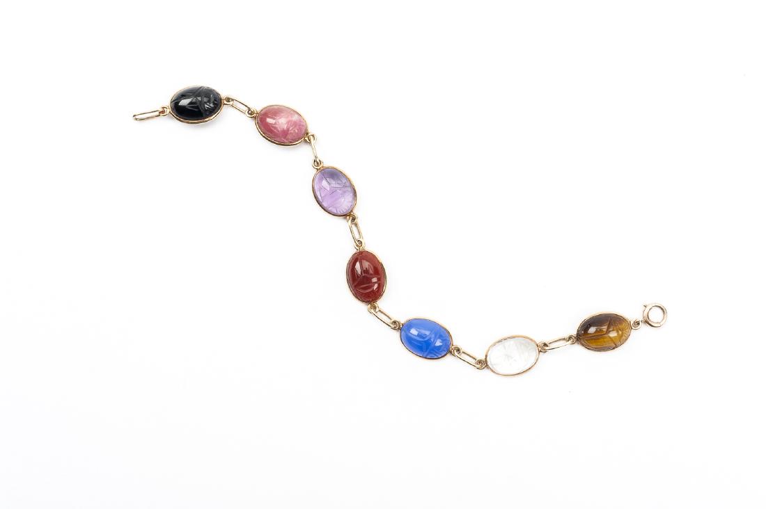 10K Scarab Bracelet (1 of 1)