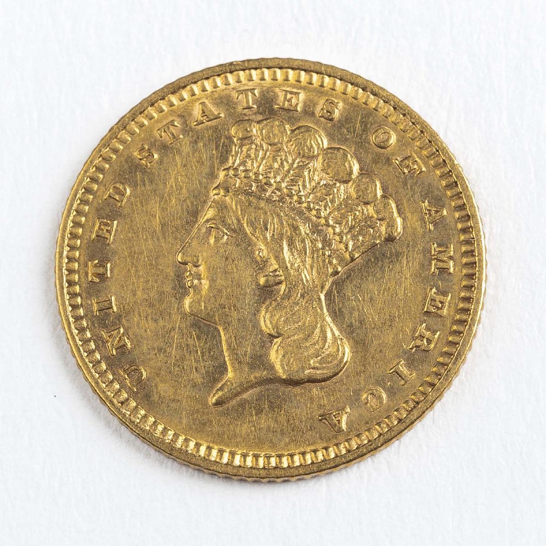1887 Type III Gold Dollar (1 of 2)