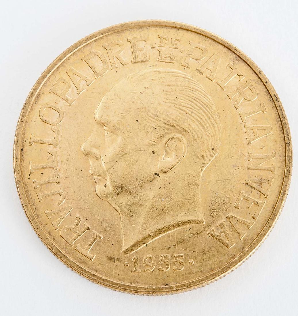 1955 30 Pesos Dominican Gold Coin: CONDITION: 1955 30 Pesos Dominican gold coin. CONDITION: Choice Uncirculated.