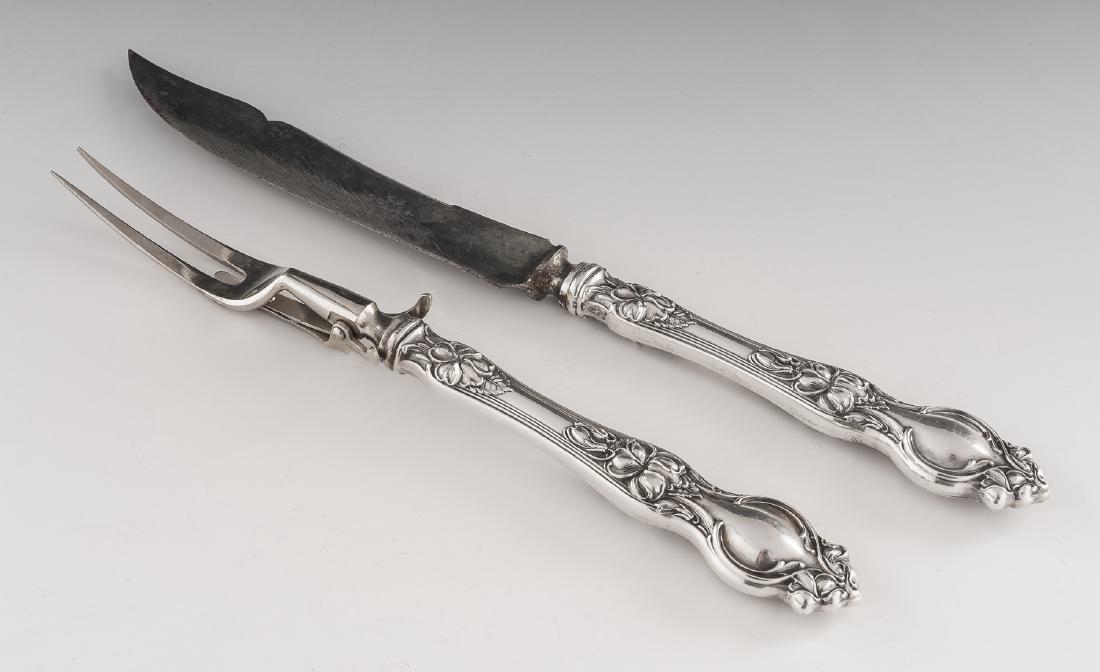 2 Pc Wallace & Sons Violet Carving Set (1 of 4)