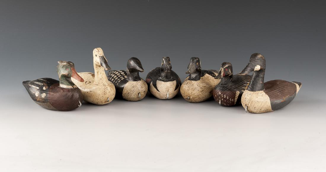7 Back Bay Miniature Decoys Signed B.B.D. (1 of 16)