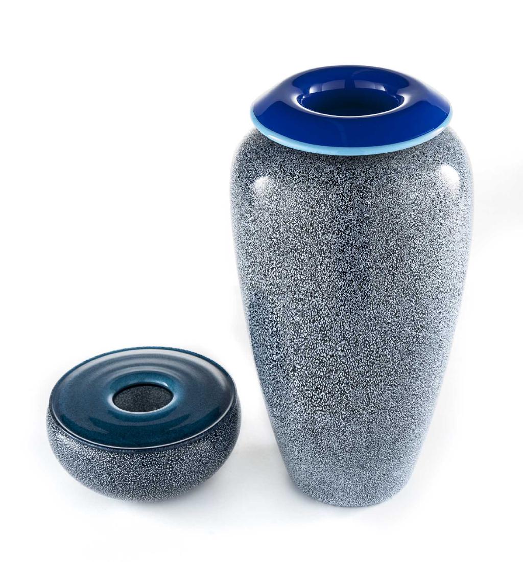 2 Andrew Magdanz Studio Art Glass Vases (1 of 5)