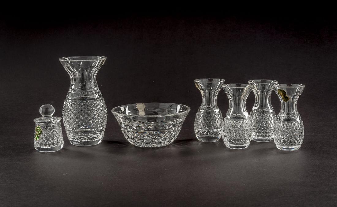 7 Pcs Waterford Crystal Incl Vases (1 of 3)
