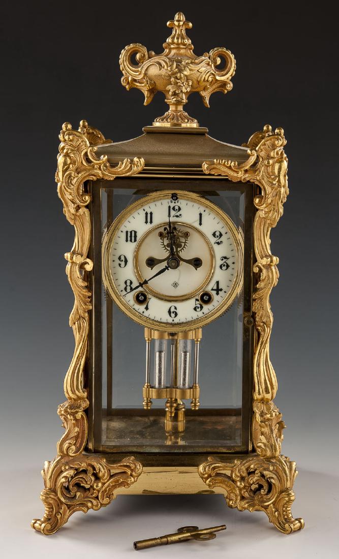 Ansonia Crystal Regulator Mantle Clock (1 of 6)