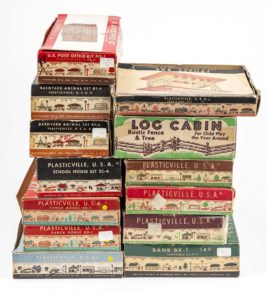 13 Bachmann Plasticville Models in OBs (1 of 2)