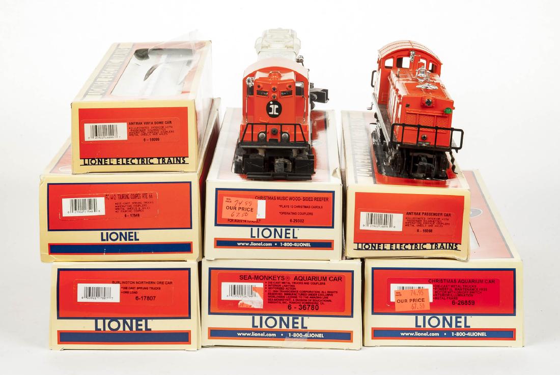 9 Lionel O Gauge Rolling Stock Incl Loco (1 of 3)