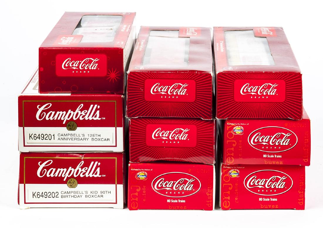 9 Freight Cars Incl Coca-Cola in OBs (1 of 2)