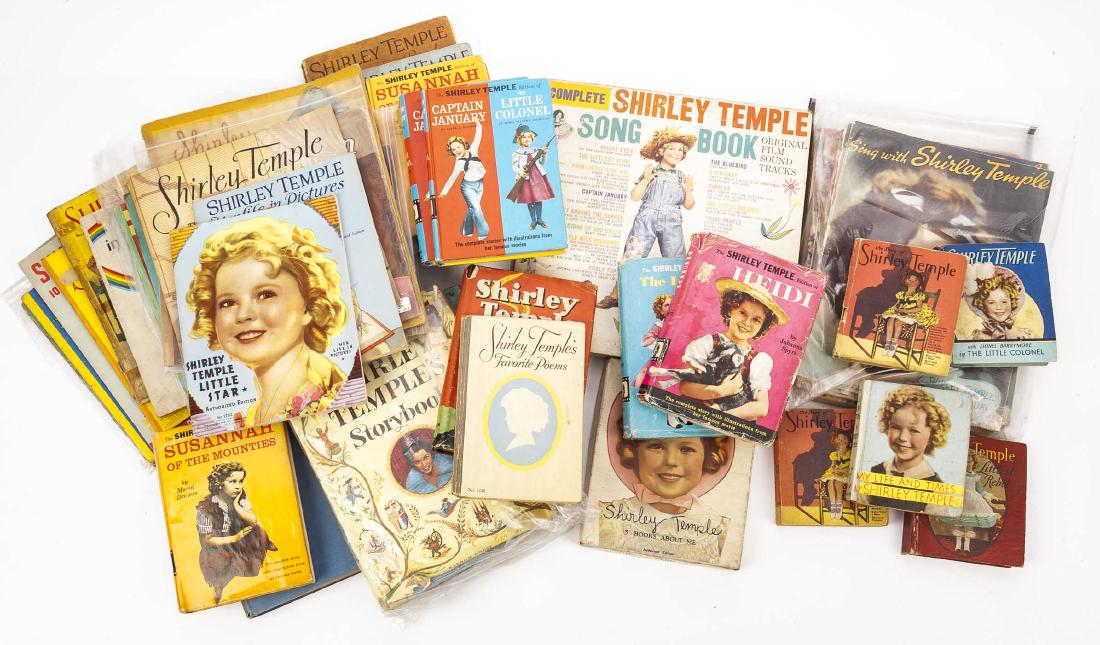 Lot of Shirley Temple Related Books & Records (1 of 5)