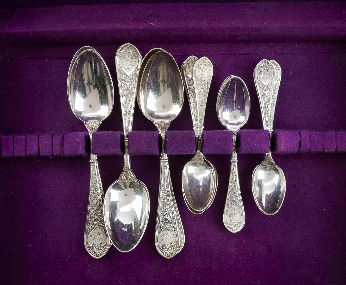 22 Pcs Gorham Raphael Flatware (1 of 4)