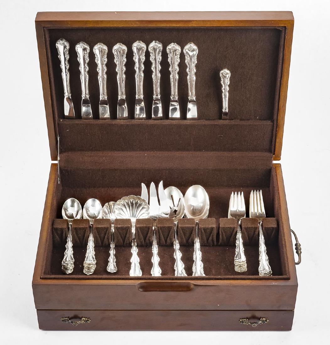 48 Pcs International Sterling Ainsley Flatware (1 of 4)