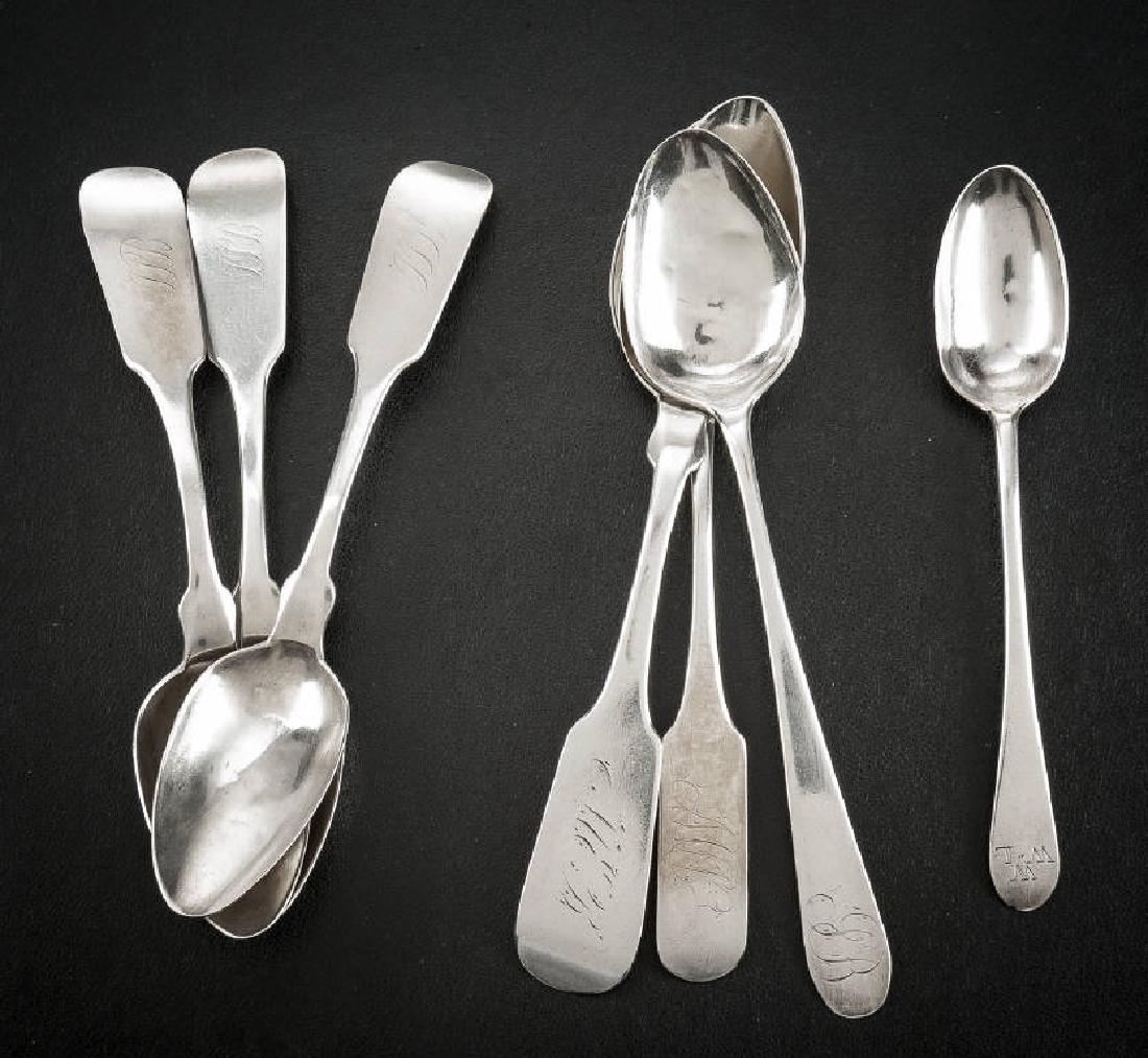 7 Coin Silver Teaspoons (1 of 3)