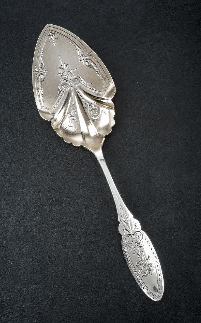 W. Faber & Sons Coin Silver Pie Server (1 of 2)
