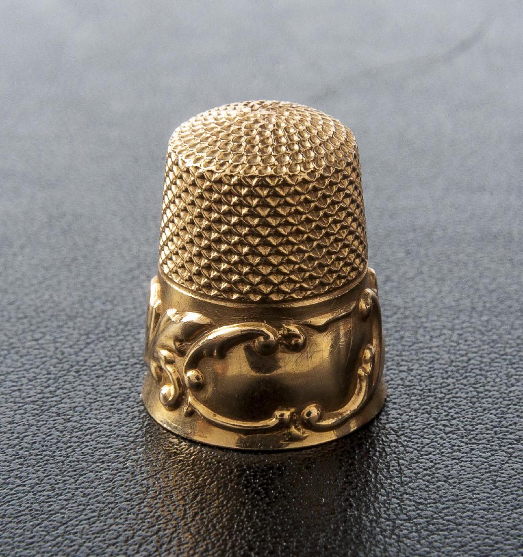 14K Gold Thimble (1 of 2)