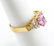LeVian 18K Pink Sapphire & .36 CTW Diamond Ring - 2