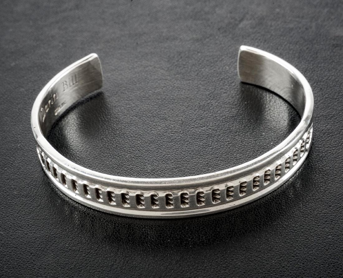 Navajo D. Bill Sterling Cuff Bracelet (1 of 2)