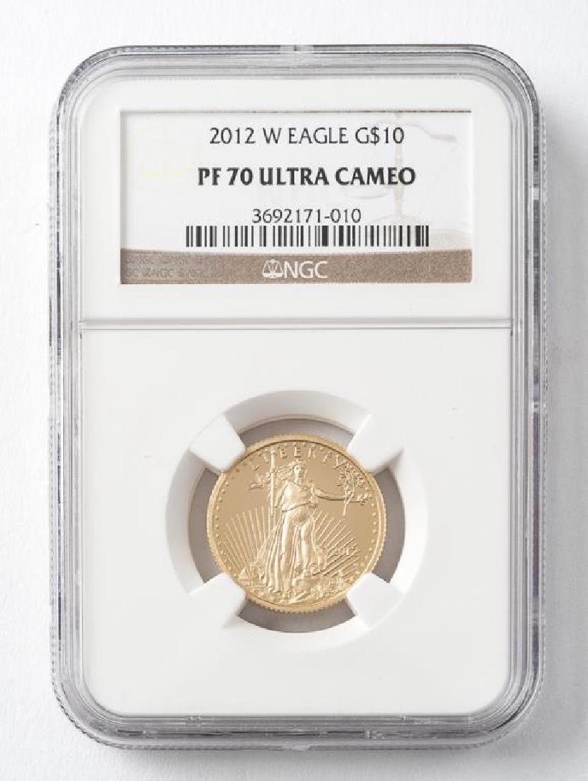 2012 $10 1/4 Oz. American Eagle Gold Coin (1 of 2)