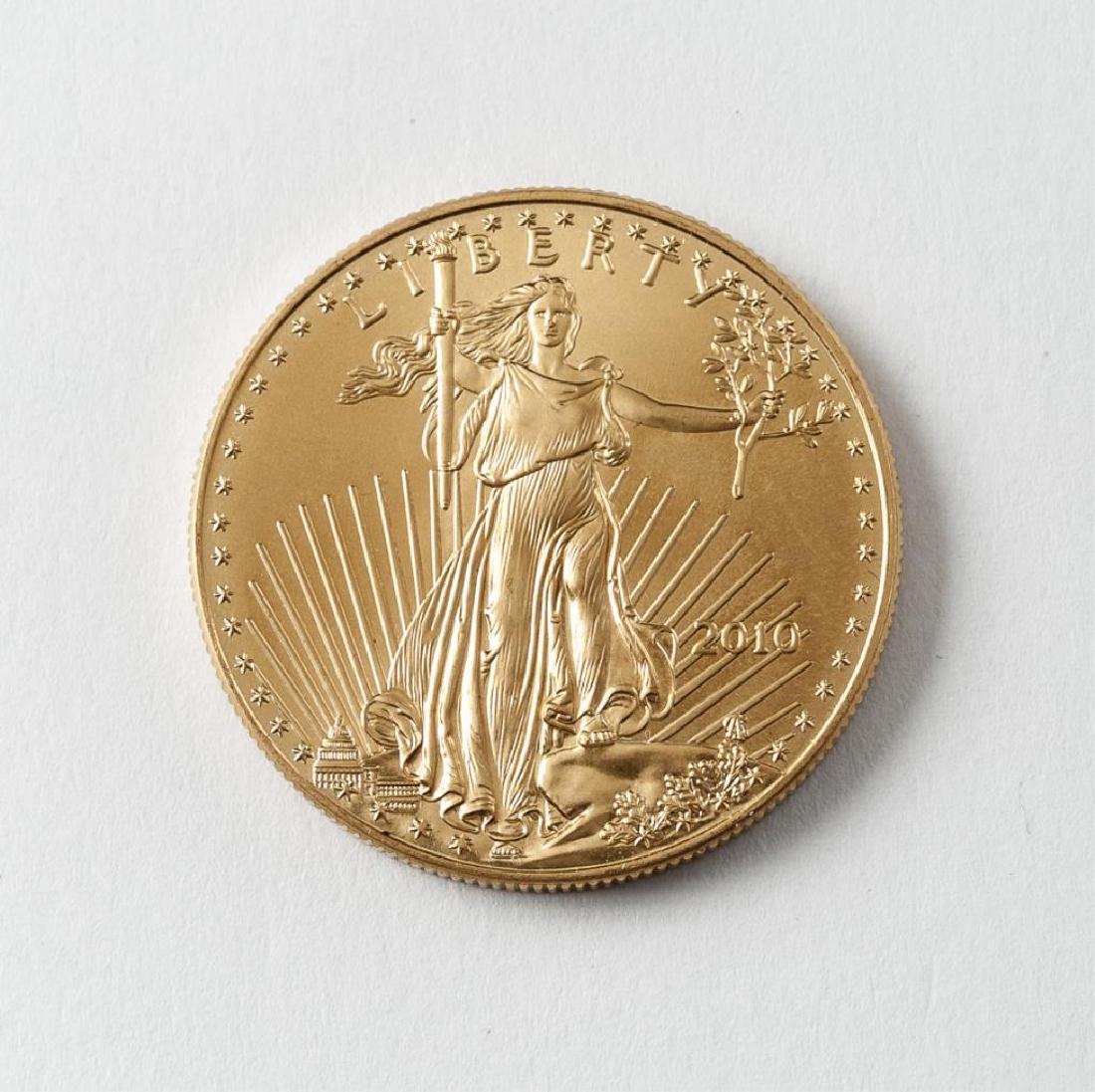 2010 $50 1 Oz. American Eagle Gold Coin (1 of 2)