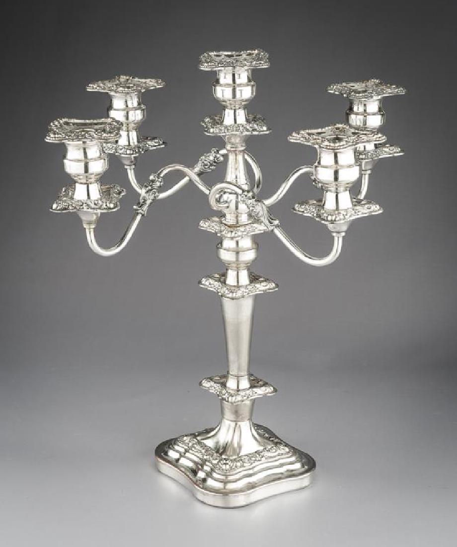 Goldfeder Silver Co. Silverplate Candelabra (1 of 3)
