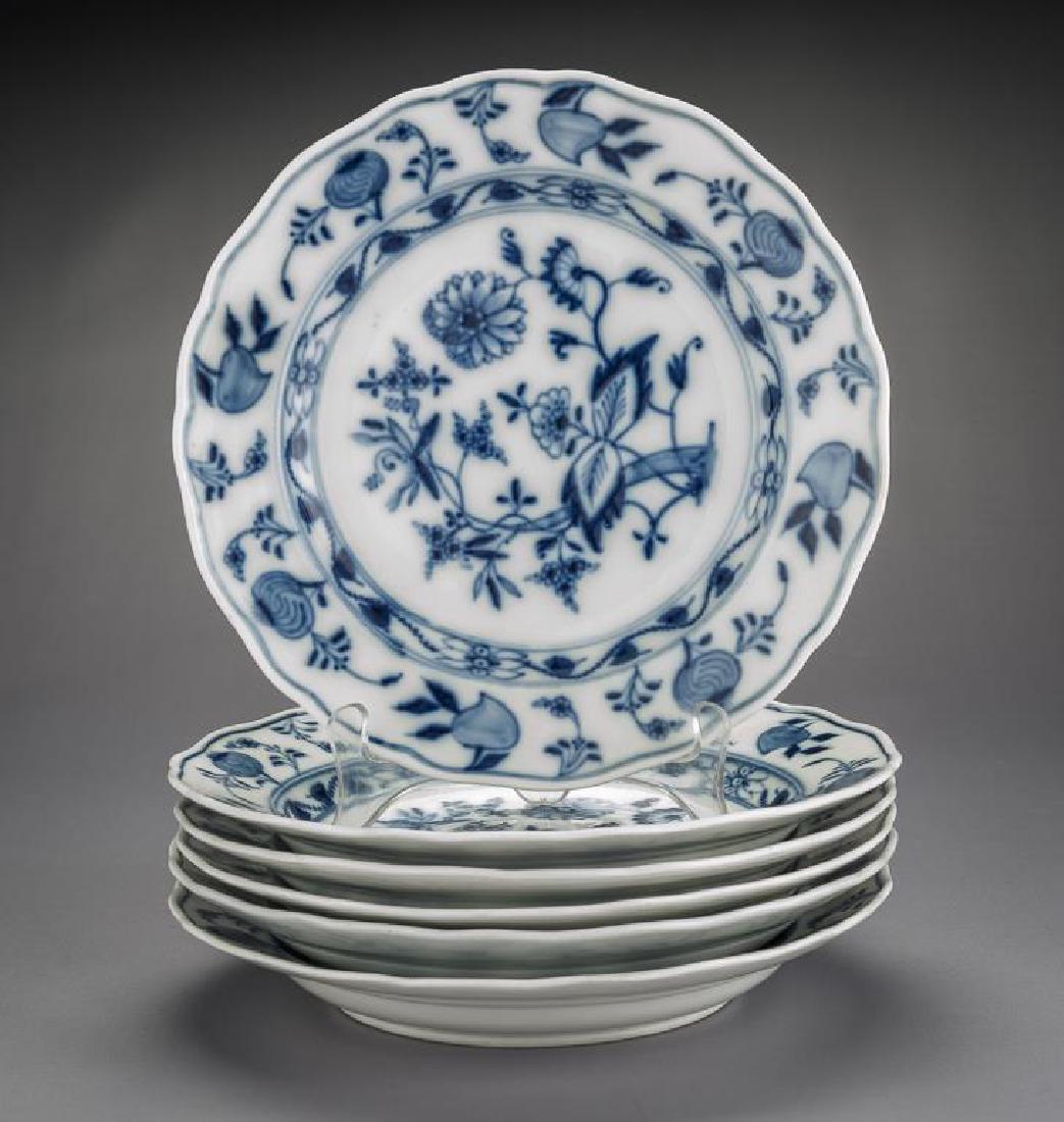 6 Meissen Blue Onion Soup Bowls (1 of 4)