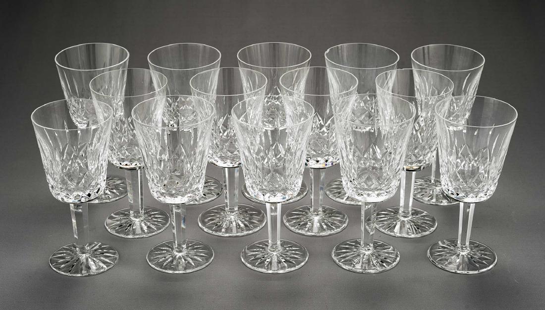 14 Waterford Lismore Water Goblets (1 of 3)