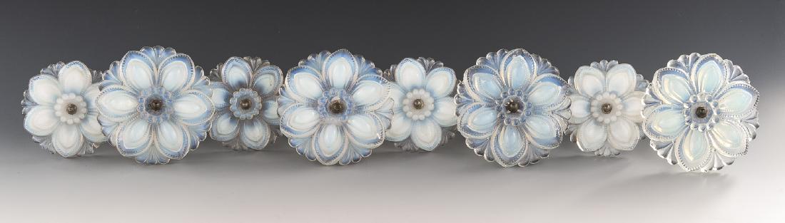 8 Victorian Opalescent Glass Curtain Tie Backs (1 of 6)