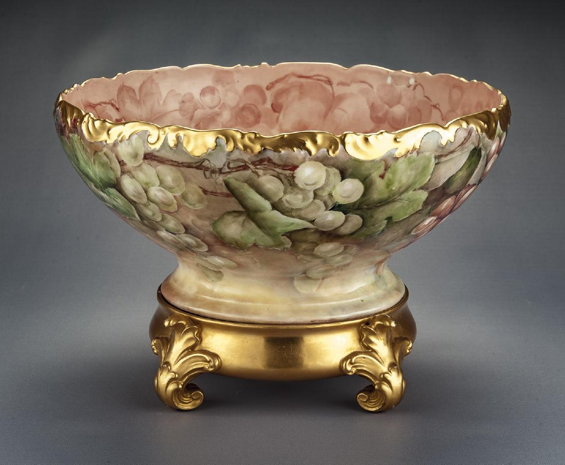Limoges Punch Bowl & Base (1 of 4)