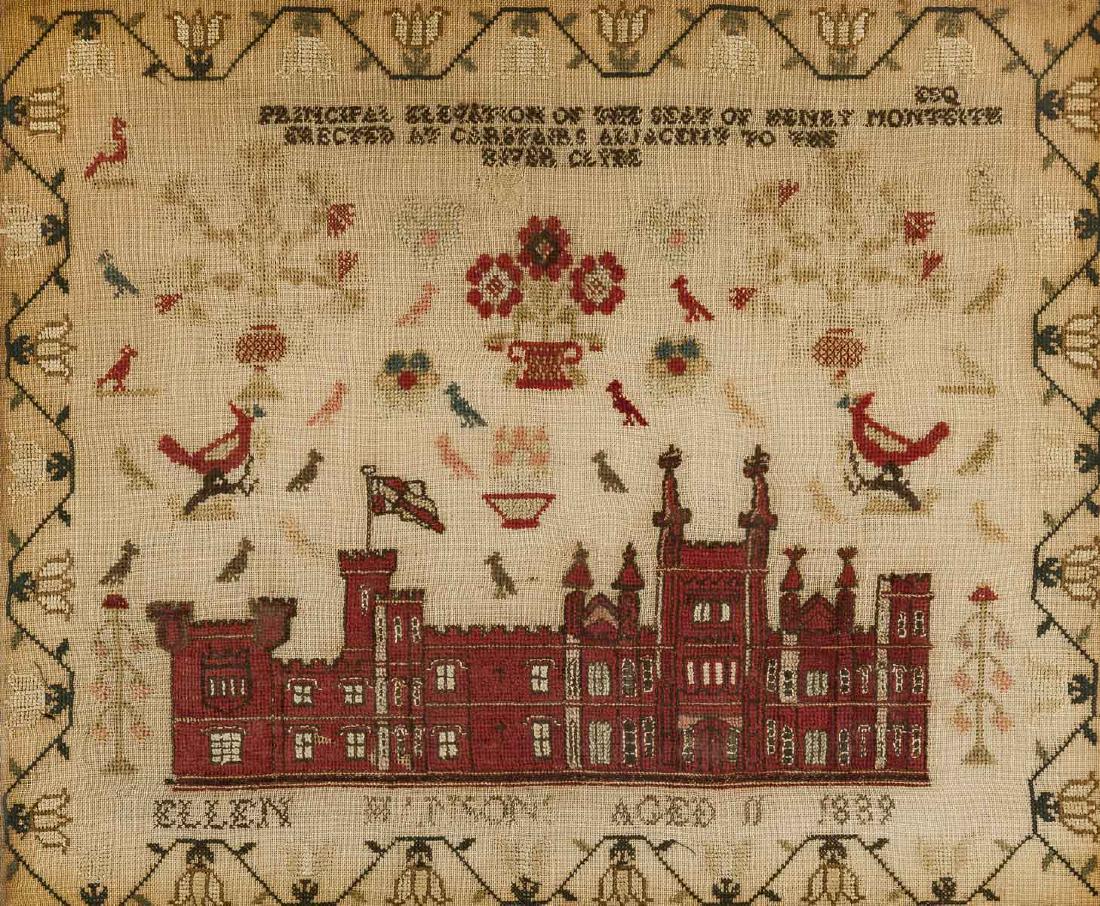 1839 Scottish Building Sampler (1 of 3)