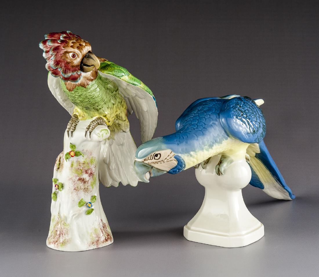 2 Tropical Porcelain Birds (1 of 9)
