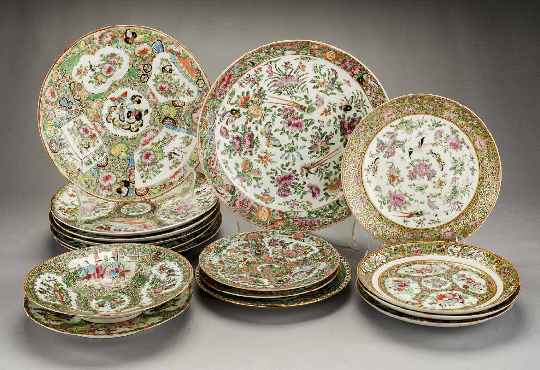 16 Pcs Chinese Export Porcelain (1 of 1)