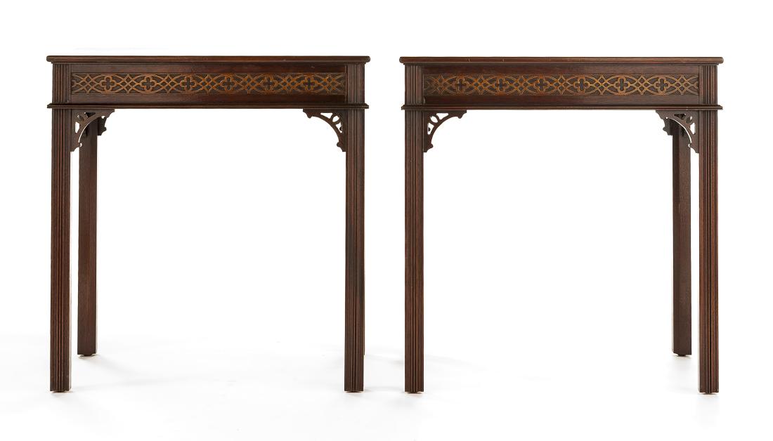 Pair of Kittinger Chippendale End Tables (1 of 11)
